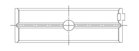 ACL Chev. V8 265-283-302-327 Race Series Engine Crankshaft Main Bearing Set - 5M429HX-STD