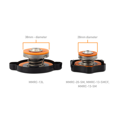 Mishimoto 1.3 Bar Rated Carbon Fiber Radiator Cap Small Import - MMRC-13-SMCF