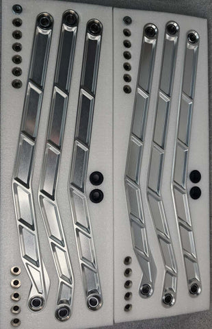 Elektric Offroad 2017+ Can-Am X3 Maverick High Clearance Radius Rods In Clear Finish For 72In - RRL210029