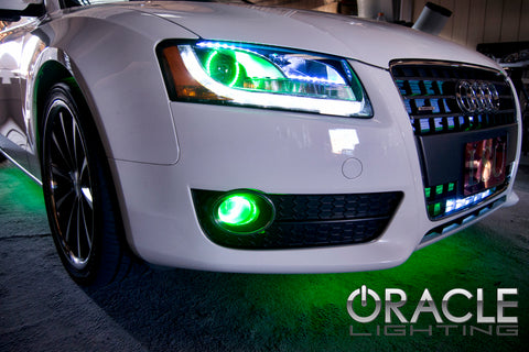 Oracle Audi A5 07-13 LED Fog Light Halo Kit - White - 1183-001
