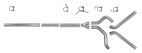 Diamond Eye KIT 4in CB MFLR RPLCMENT PIPE DUAL SS: 2004.5-2007.5 DODGE CUMMINS 600 - K4236S-RP