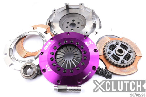 XClutch 89-94 Mazda 323 1.8L 8in Twin Sprung Ceramic Clutch Kit - XKFD20523-2B