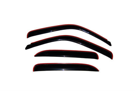 AVS 02-06 Cadillac Escalade Ventvisor In-Channel Front & Rear Window Deflectors 4pc - Smoke - 194304