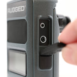 Rugged Radios GMRS Handheld Radio with NOAA Alerts - FM Radio - GMR5