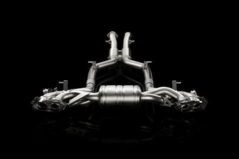 Akrapovic 10-14 AMG SLS Coupe/Roadster Evolution Line Cat Back (Titanium) w/ Carbon Tips - S-MESLSAMG/1