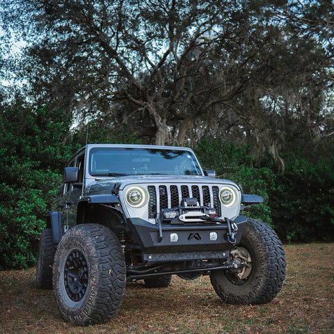 Oracle Oculus Bi-LED Projector Headlights for Jeep JL/Gladiator JT - Matte Blk - 5500K - 5839-504