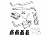 AWE 2024 Ford Mustang Dark Horse S650 RWD SwitchPath Cat-Back Exhaust w/ Quad Diamond Black Tips - 3025-43375