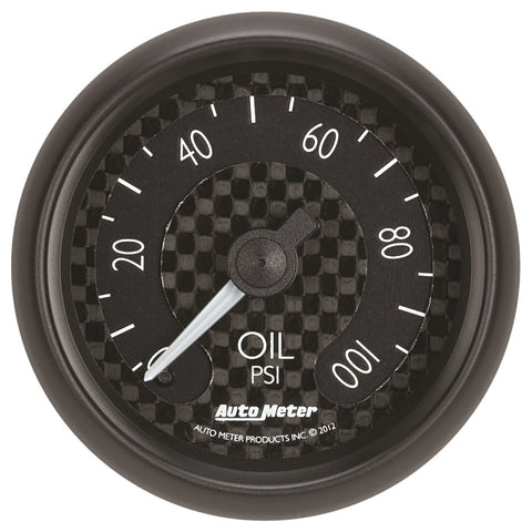 Autometer GT Series 52mm Mechanical 0-100 psi Oil Pressure Gauge - 8021