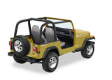 Bestop 92-95 Jeep Wrangler YJ Sport Bar Cover (Black Denim) - 80009-15