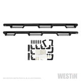 Westin/HDX 17-18 Ford F-250/350 Crew Cab (6.75ft Bed) Stainless Drop Nerf Step Bars - Textured Black - 56-5340252