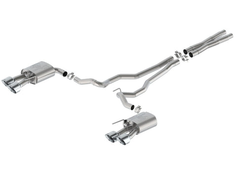 Ford Racing 2024 Mustang 5.0L Sport Cat-Back Exhaust W/Valance - Chrome Tips - M-5200-M5SCVA