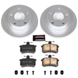 Power Stop 96-01 Audi A4 Quattro Rear Z23 Evolution Sport Coated Brake Kit - CRK584