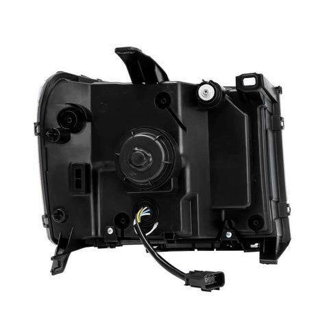 AlphaRex 07-13 GMC 1500HD PRO-Series Projector Headlights Plank Style Chrm w/Activ Light/Seq Signal - 880604