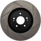 StopTech Power Slot 08-09 Evo 10 Slotted Left Front Rotor - 126.46076SL