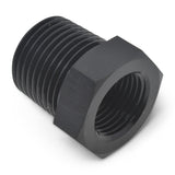 Russell Performance 1/2in Male to 3/8in Female Pipe Bushing Reducer (Black) - 661583