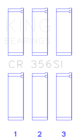 King Smart M 132.910/930 Connecting Rod Bearing Set - CR356SI