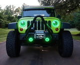 Oracle Jeep Wrangler 07-17 LED Fog Light Kit - ColorSHIFT - 1177-333