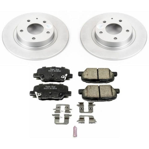 Power Stop 14-15 Mazda 6 Rear Z17 Evolution Geomet Coated Brake Kit - CRK6969
