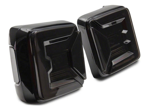 Raxiom 18-23 Jeep Wrangler JL Axial Series LED Tail Lights- Blk Housing (Smoked Lens) - J142664-JL