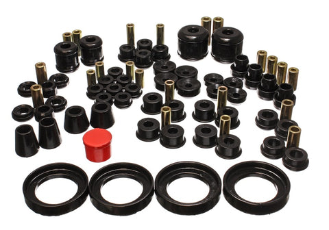 Energy Suspension 97-01 Honda Prelude (Type SH Only) Black Hyper-Flex Master Bushing Set - 16.18113G