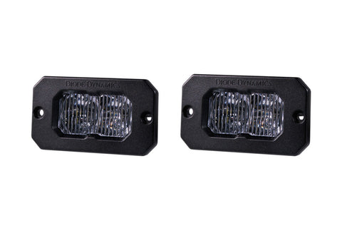 Diode Dynamics Stage Series 2 In LED Pod Sport - White Fog Flush WBL (Pair) - DD6423P
