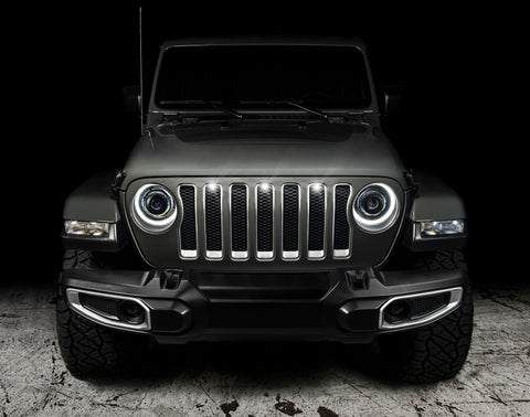 Oracle Pre-Runner Style LED Grille Kit for Jeep Wrangler JL - White - 5870-001