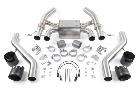 Dinan 23-26 BMW M2 (G87) Valved Axleback Exhaust System - Black Tips - D660-0100-BLK