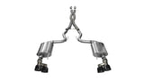 Corsa 2015-2017 Ford Mustang GT 5.0 3in Cat Back Exhaust Black Quad Tips (Sport) - 14337BLK
