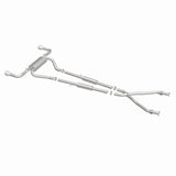 MagnaFlow 14 Infiniti Q50 V6 3.7L Cat-Back Polished Stainless Tips Dual Split Rear Exit Exhaust - 15310