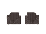 WeatherTech 2012+ BMW 3-Series (F30) Rear Rubber Mats - Cocoa - W268CO