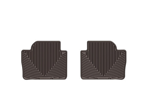 WeatherTech 2012+ BMW 3-Series (F30) Rear Rubber Mats - Cocoa - W268CO