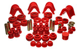Energy Suspension 73-79 Ford F-150 Pickup w/ 2 Degree C-Bushing Red Hyper-Flex Master Bushing Set - 4.18106R