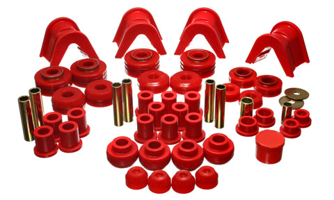 Energy Suspension 73-79 Ford F-150 Pickup w/ 2 Degree C-Bushing Red Hyper-Flex Master Bushing Set - 4.18106R