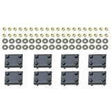 Westin 2016-2018 Nissan Titan XD Crew Cab Premier Oval Nerf Step Bar Mount Kit - Black - 22-2225