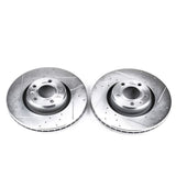 Power Stop 05-11 Audi A6 Front Evolution Drilled & Slotted Rotors - Pair - EBR831XPR