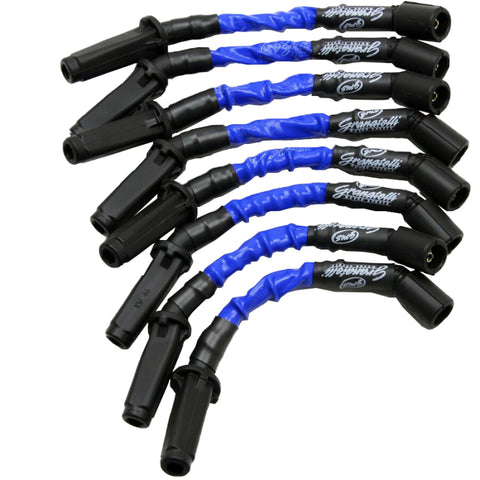 Granatelli 99-23 GM LS2/LS3/LS6/LS7/LS9/LSA Hi-Perf Coil-Near-Plug Wire Conn Kit w/Blue Jacket - 28-1811HTBL
