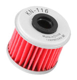 K&N Honda/Husqvarna 1.625in OD x .438in ID x 1.406in H Oil Filter - KN-116