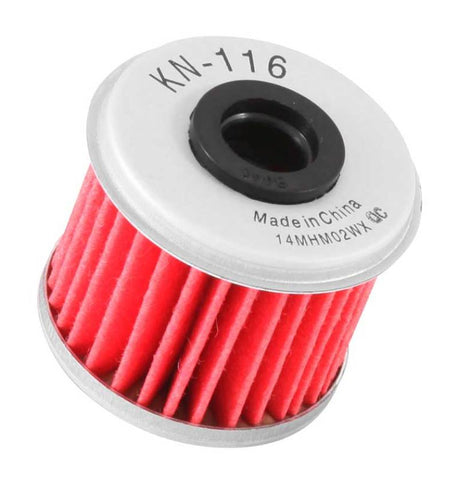 K&N Honda/Husqvarna 1.625in OD x .438in ID x 1.406in H Oil Filter - KN-116