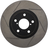 StopTech Power Slot 00-05 Legacy / 7/98-08 Impreza Front Right SportStop Slotted Rotor - 126.47012SR