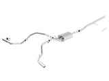 Borla 14 Silv/Sierra C/B Exh ATAK 1500 5.3L V8 AT/MT 2&4WD Ext Cab Split Side Exit - 140546