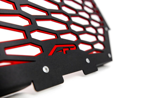 Agency Power Premium Grill Red Polaris RZR 1000 RZR XP Turbo 14-18 - AP-RZR-635-RD