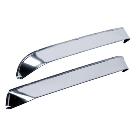 AVS 68-79 Volkswagen Transporter Ventshade Window Deflectors 2pc - Stainless - 12108