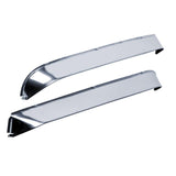 AVS 96-10 International 3000 Ventshade Window Deflectors 2pc - Stainless - 12405