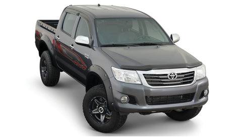 Bushwacker 11-13 Toyota Hilux Pocket Style Flares 4pc 59.8in Bed - Black - 31929-02