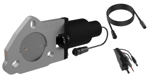 QTP 2.5in Bolt-On QTEC Electric Cutout Valve - Single - QTEC25
