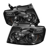 Spyder Ford F150 04-08 Projector Headlights Version 2 LED Halo LED Smke PRO-YD-FF15004-HL-G2-SM - 5010223
