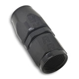 Russell Performance -12 AN Black Straight Full Flow Hose End - 610055
