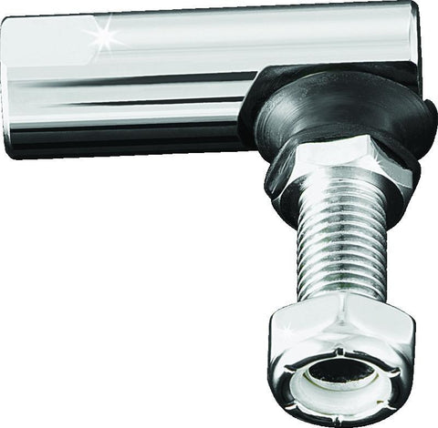 Kuryakyn Barrel Style Right Hand Female 5/16in-24 Threads Chrome - 9056