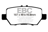 EBC 05-08 Acura RL 3.5 Redstuff Rear Brake Pads - DP31736C