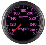 Autometer Elite Nascar 2-1/16in 100-260 Deg. F Water Temp. w/ Peak and Warn Gauge w/ Pro-Control - 5654-05702
